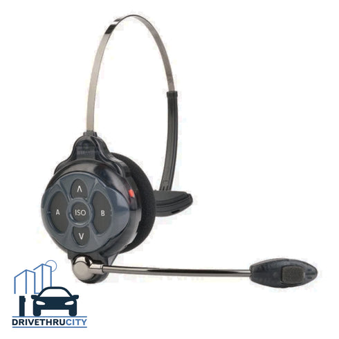 Clear-Com CZ-WH410 Headset, BAT50 Li-Ion Batteries & AC50 Battery Charger, HME Drive Thru Intercom Kit. HDX HS 7000 (Refurbished)